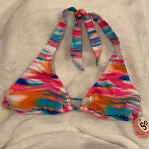 SO by Kohl’s slide halter bikini top